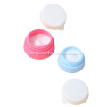 Silicone Empty Plastic Jar with Lid Face Cream Container